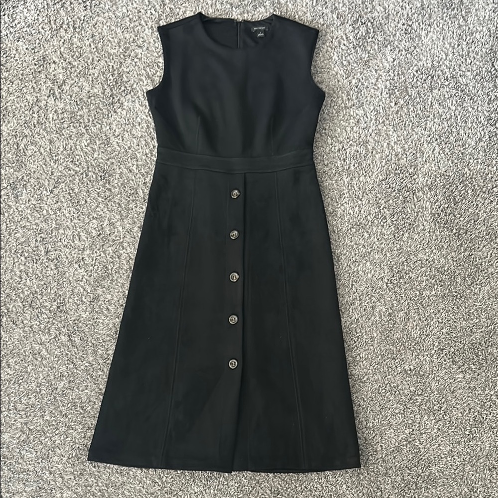 Black Suede Ann Taylor Dress